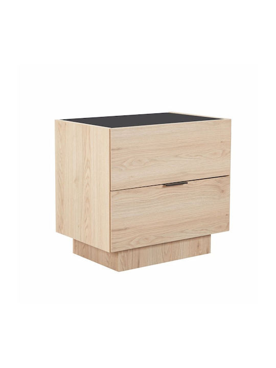 Nachttisch Cubius Beige 58x39x54.2cm