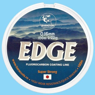 Найлонов Монофилмент Baracuda Edge 100 М Покрит Флуорокарбонов Невидим във Водата