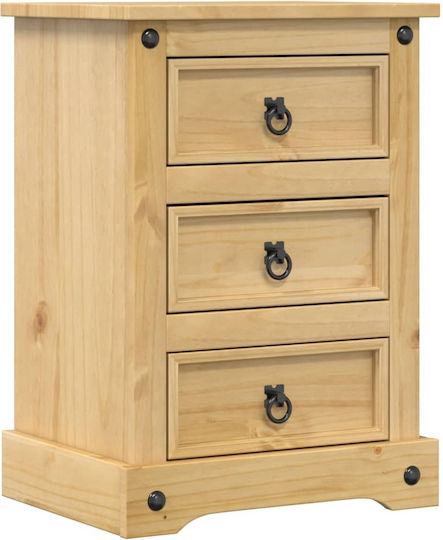 Ξύλινο με Μεταλλικά Πόδια Μπεζ 45x35x64cm 4005656 Ξύλινο με Μεταλλικά Πόδια Μπεζ 45x35x64cm 4005656