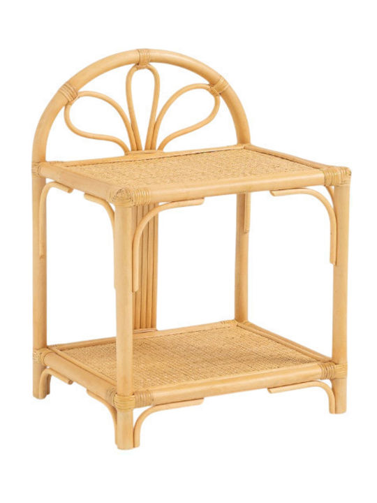 Κομοδίνο Jeskor Ξύλινο Μπεζ 47x40x67cm