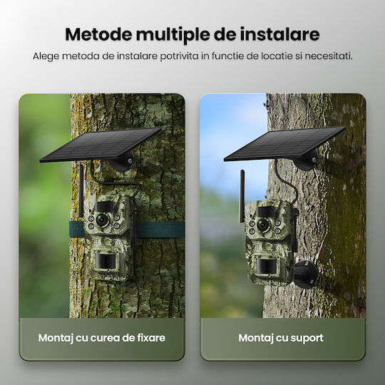 Cameră de Vânătoare cu Vedere pe Timp de Noapte și Detectarea Mișcării
