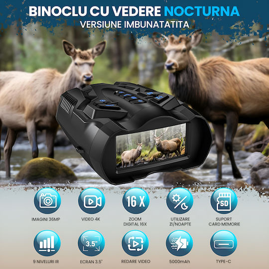 Waterproof Digital Binoculars 16x50mm Night
