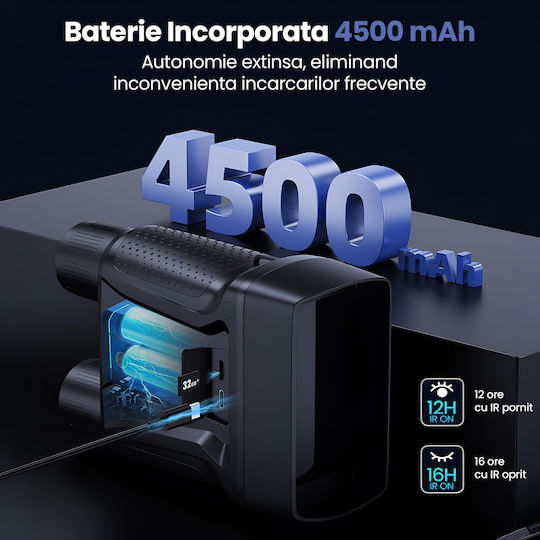Binocluri Digitale Impermeabile 8x de Noapte