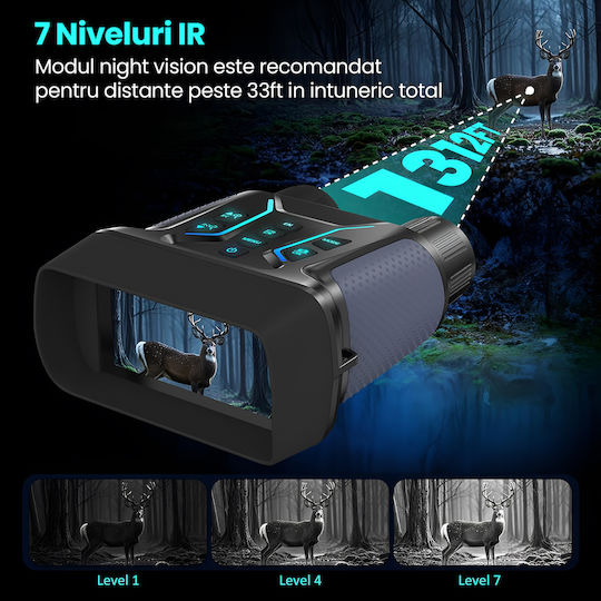 Binocluri Digitale Impermeabile 8x de Noapte
