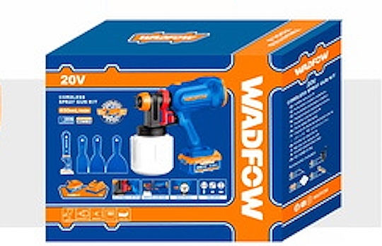Wadfow WSU30668E Ηλεκτρικό Πιστόλι Βαφής 20V με Δοχείο 0.8lt