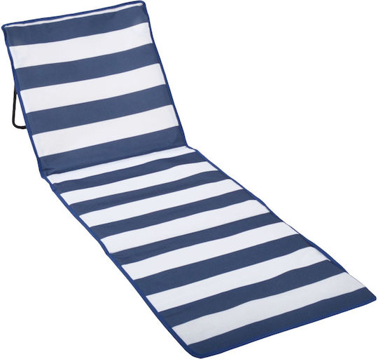 Ankor Beach Sunbed Blue Foldable