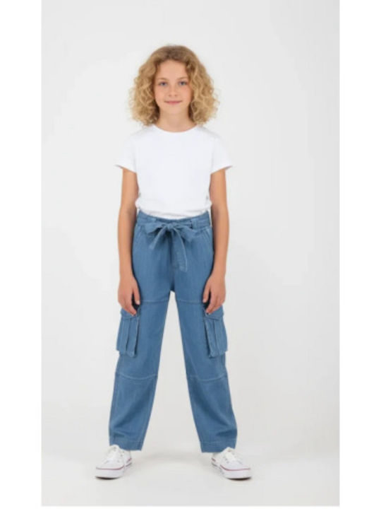 Kinderhose Cargo Blau