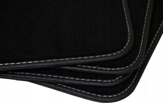 Me Premium Set Front and Back Car Mats 4 Pieces for Renault Clio 2019 Black