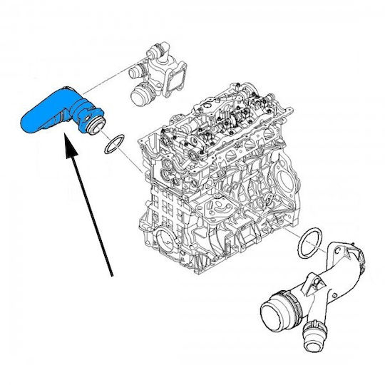 Σωλήνας Συστήματος Ψύξης Bmw 1 E81 E87 E88 3 E46 E90 E91 X3 E83 11537501427