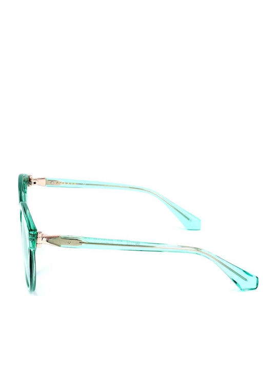 Sandro Unisex Sunglasses With Turquoise Frame And Turquoise Lens