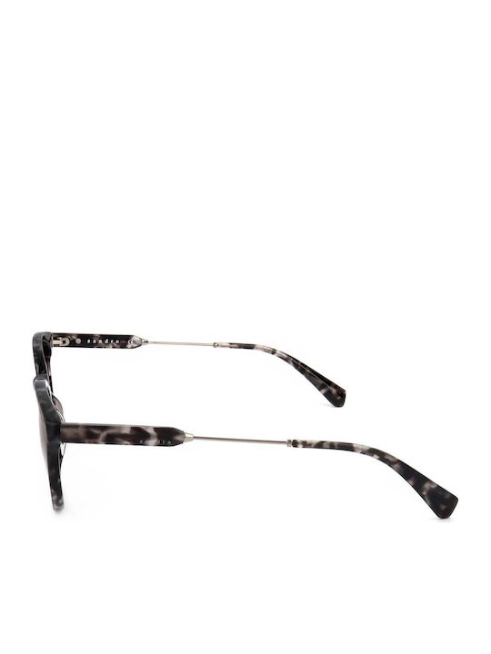 Sandro Unisex Sonnenbrillen mit Grauem Rahmen und Braunen Gläsern