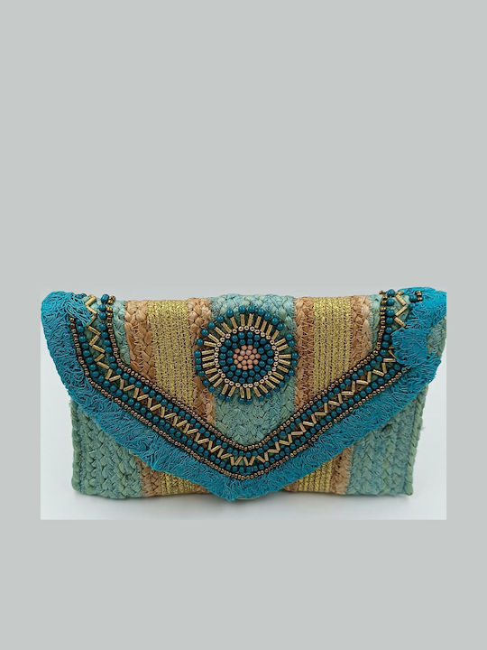 Straw Women's Envelope Turquoise