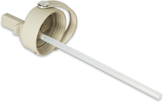 Dozze Water Bottle Straw Lid Almond Beige