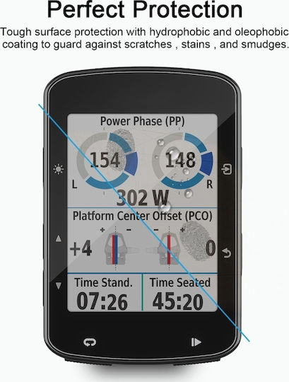 Garmin Edge 520 Plus 0.26mm 2.5d 9h Tempered Glass Film Screen Protector