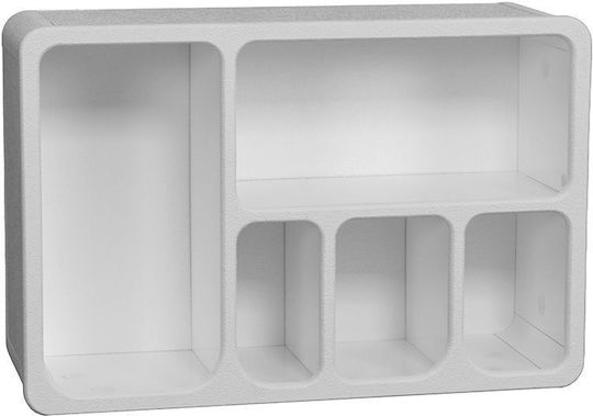 Wooden White Bedside Table 40x20x60cm Wooden White Bedside Table 40x20x60cm