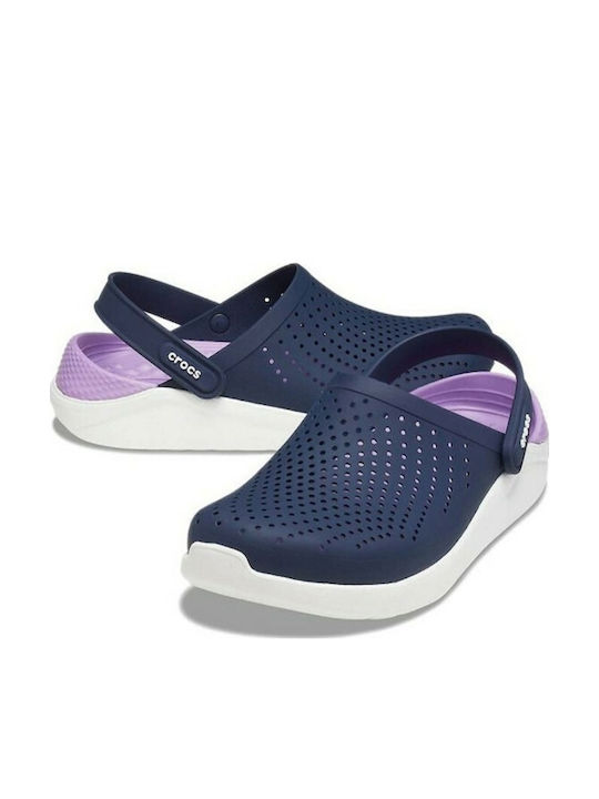 Crocs Literide Clog Women's Anatomic Clogs Navy/Orchid