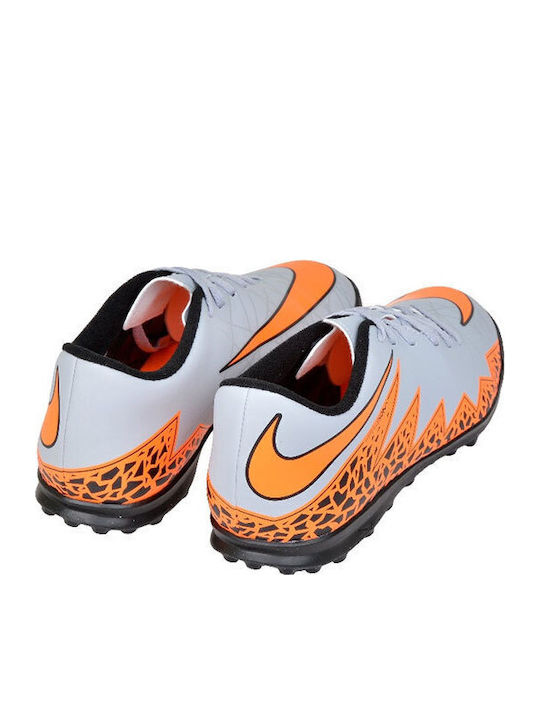 Nike Hypervenom Phade II TF Football Shoes with Molded Cleats TF Gray