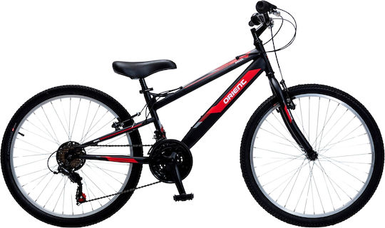 Orient Excel 24" Kinderfahrrad Mountainbike 21 Gänge mit Aluminiumrahmen Schwarz
