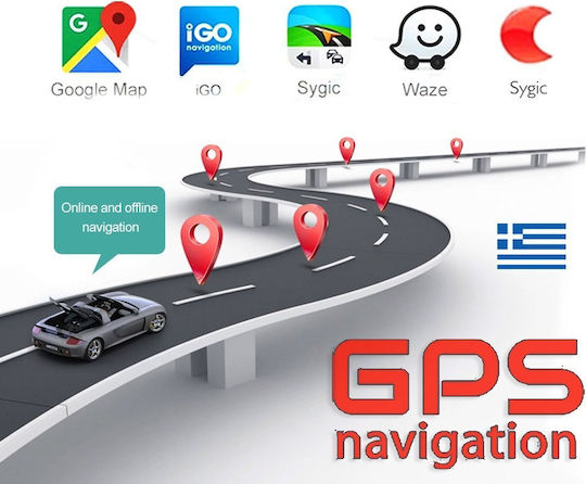 Οθόνη Αυτοκινήτου 7" 2din Apple Carplay Android Auto 2gb Ram-32gb 563012 Μαύρο