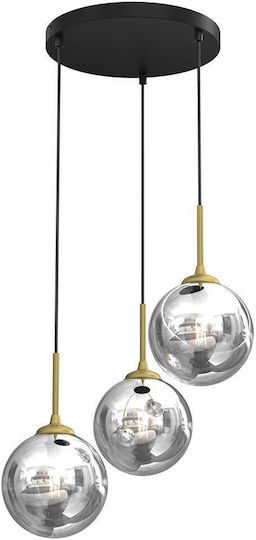 Eko Light Reflex Lustră Suspendată Negru