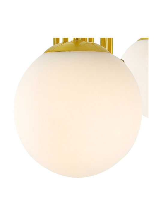 Domoletti Hängelampe Gold für 6 Lampen E27