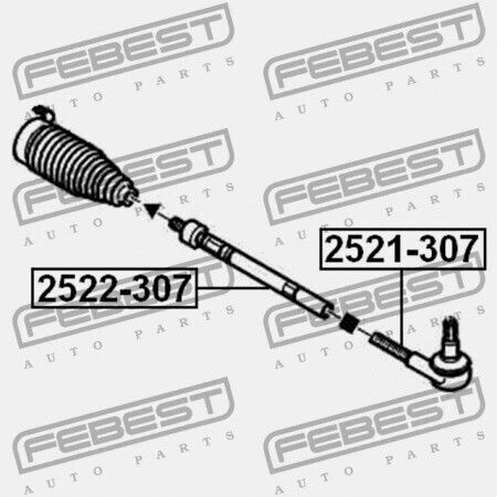 Steering Tie Rod End for Citroen Xsara Picasso N68 1999-2009