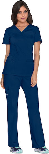 Cherokee Core Stretch Γυναικεία Ιατρική Μπλούζα Navy Μπλε
