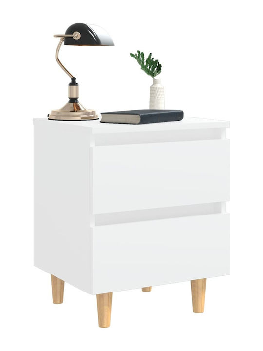 Nachttisch White 40x35x50cm