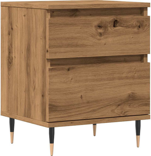 Ξύλινο με Μεταλλικά Πόδια 40x35x50cm Ξύλινο με Μεταλλικά Πόδια 40x35x50cm