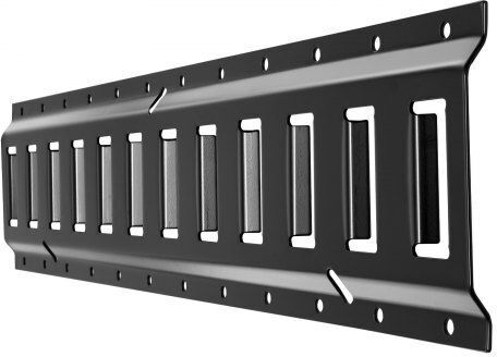 Vevor E-track Tie-down Rail Kit 4 Pack 0.6 M E Track Rails 20 Pcs Includes 2 Ratchet Straps & 4 O-rings & 4 Tie-offs D-ring & 2 Single Slots & 8 End Caps Fit Garages Vans Trailers