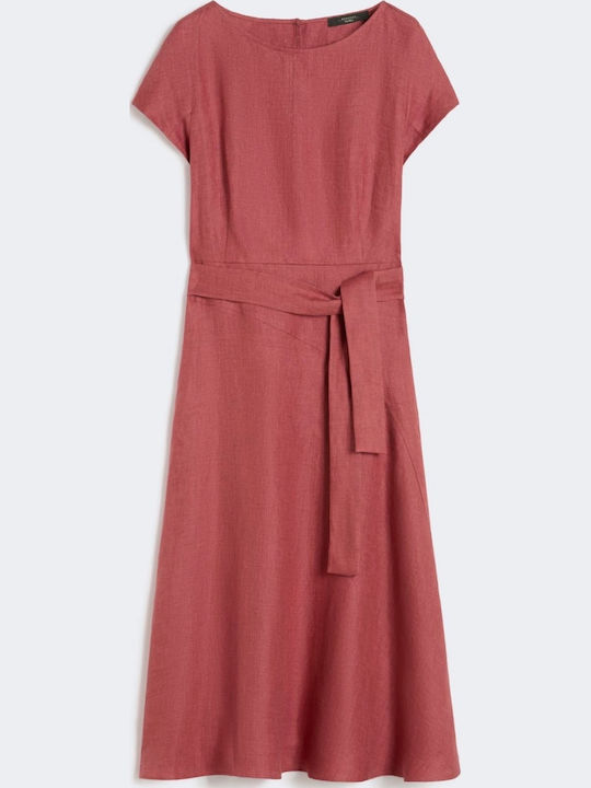 Sommer Midi Damenkleid Kirsche