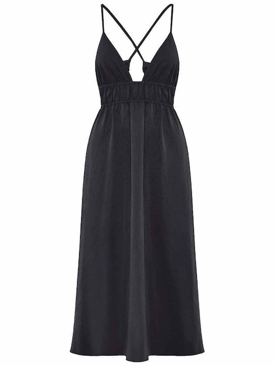 Summer Midi Dress Black