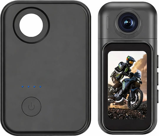 ClipGo Pro 512GB Action Camera 4K Ultra HD με Οθόνη Αφής 1.47" Μαύρη