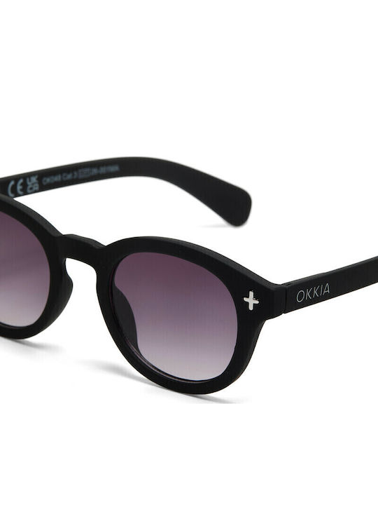 Okkia Unisex Sunglasses with Black Frame OK048BK