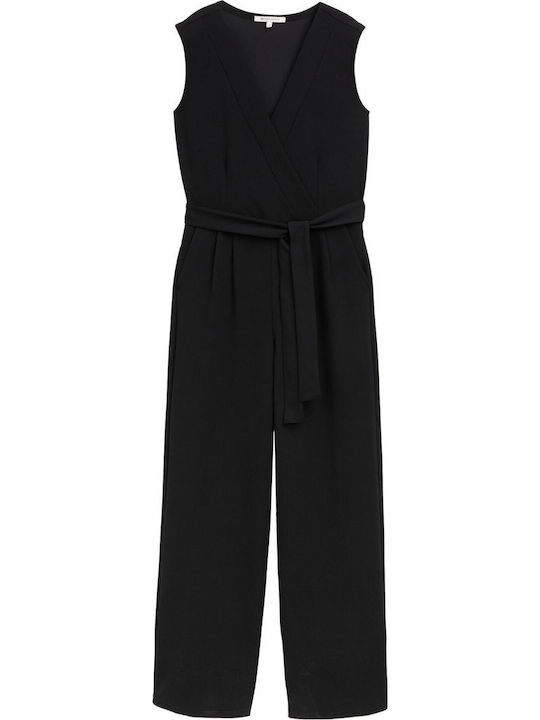Women's Sleeveless One-piece Suit Black
