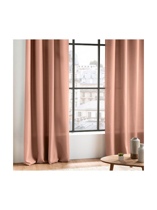 Κουρτίνα με Τρουκς Essentiel Blush 140x260εκ.