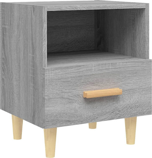 Wooden Grey Sonoma 2 Pieces 40x35x47cm Wooden Grey Sonoma 2 Pieces 40x35x47cm