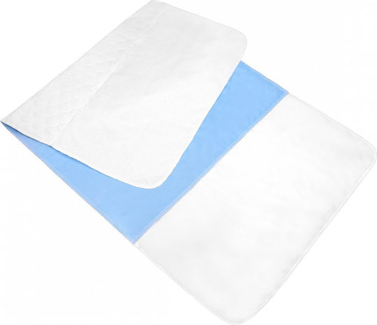 Fiziotab Pad Wings Wasserdichter Wiederverwendbarer Matratzenbezug Patienten Inkontinenz Erwachsene Kinder Waschbar 90 X 85 Cm Blau