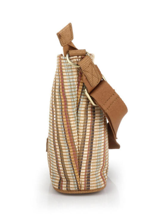 Damen Schultertasche Braun