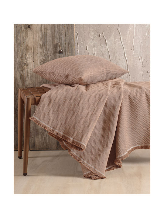 Rythmos Dekorativer Kissenbezug Elysse Beige-Grau 40x40cm