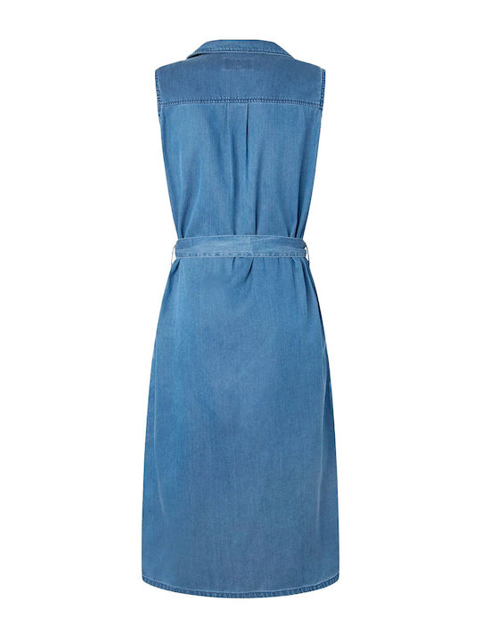 Pepe Jeans Maggie Γυναικείο Φόρεμα Παραλίας Μπλε