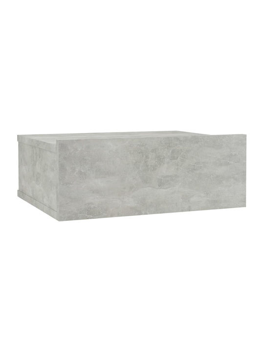 Комод Дървен Сив бетон 40x15x30см