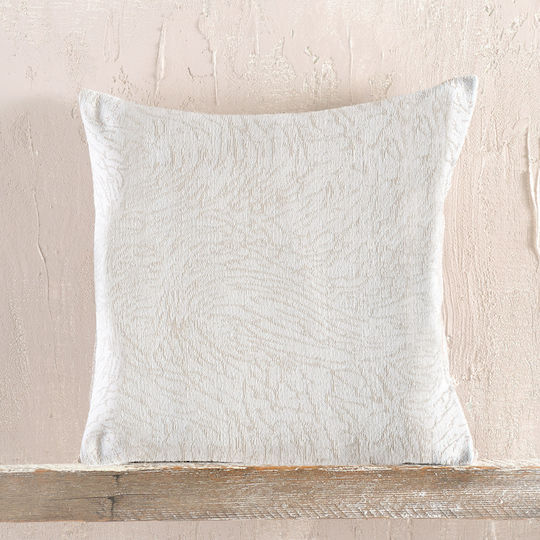 Rythmos Terrain Ριχτάρι Πολυθρόνας Ζακάρ 180x160εκ. Εκρου