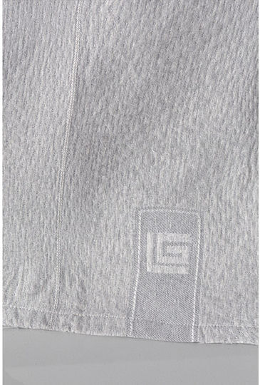 Guy Laroche Soho Ριχτάρι Τετραθέσιου Καναπέ Chenille 180x350εκ. Silver