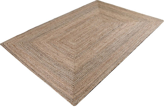 Handgefertigter Sommer Teppich aus Jute 200x290cm Grau Handgefertigter Sommer Teppich aus Jute 200x290cm Grau