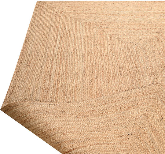 Covor Handmade Rectangular De Vară Din Paie Bej 160x230cm