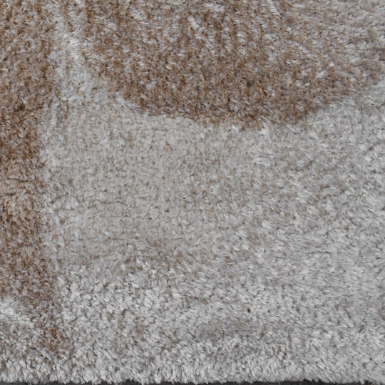 Shaggy Geometric 160x220cm Bej-vizon