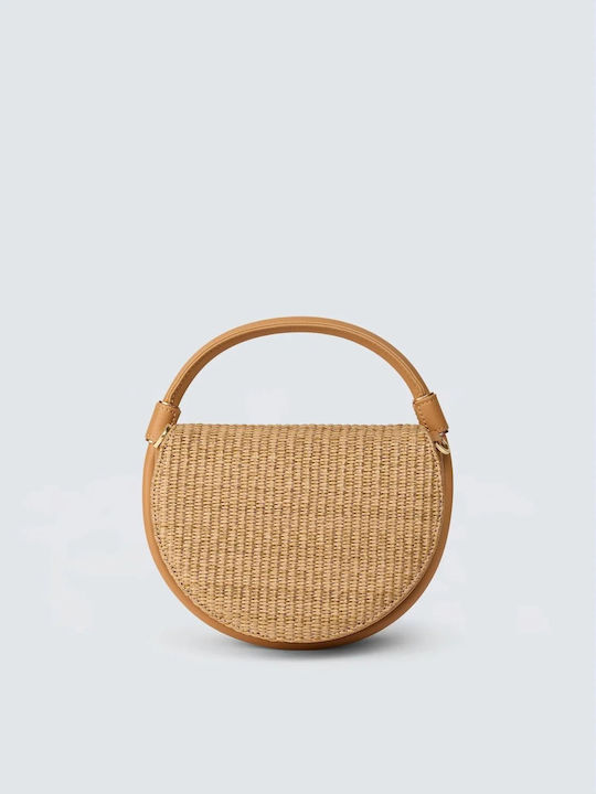 Straw Women's Shoulder Bag Tabac Brown