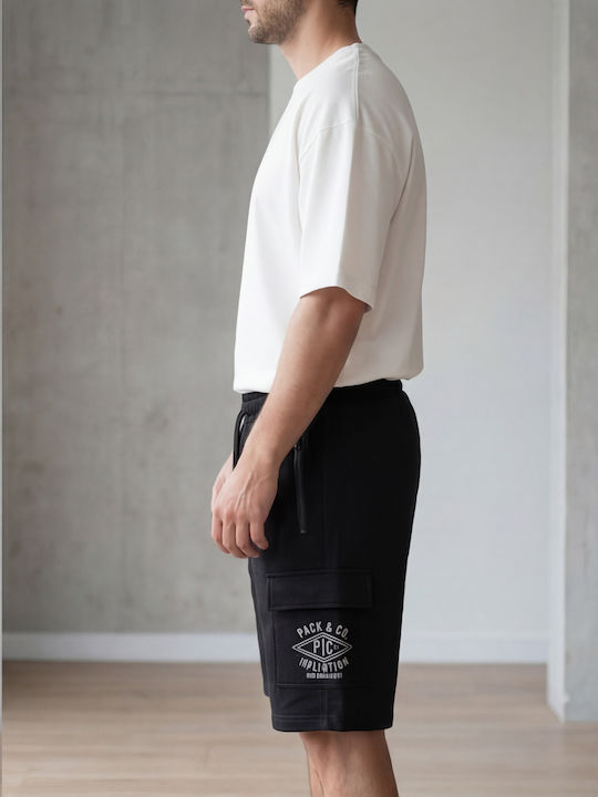 Ανδρική Βερμούδα Cargo Black
