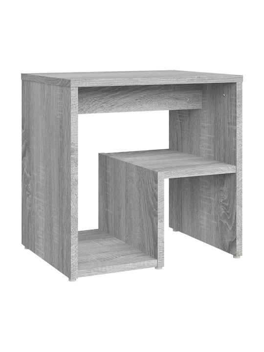 Wooden Bedside Table Gray Sonoma 40x30x40cm